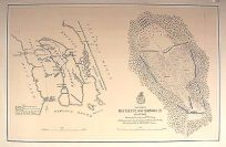 Map of the Battlefield of Roanoke ID.