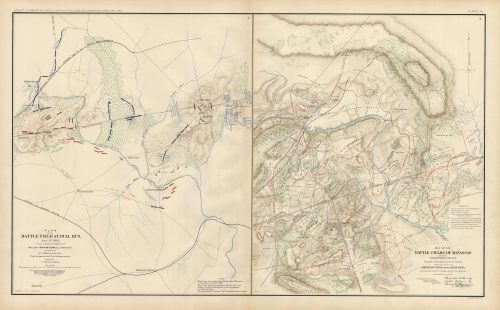 Civil war Atlas; Plate 3; Battles of Bull run & Manassas