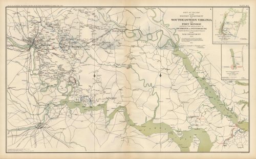 Civil War Atlas; Plate 17; Map of Southeastern Virginia and Fort Monroe