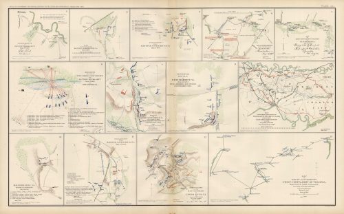 Civil War Atlas; Plate 21; Maps of Battles; Hanover