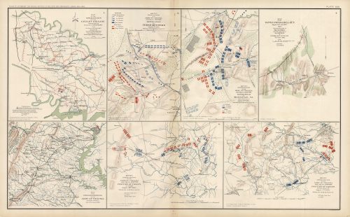 Civil War Atlas; Plate 22; Maps of Cavalry Brigade