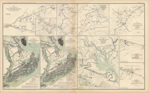 Civil War Atlas; Plate 23; Maps of Catletts Station