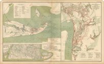 Civil War Atlas; Plate 38; Maps of Galveston