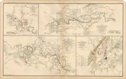 Civil War Atlas; Plate 39; Maps of Jackson