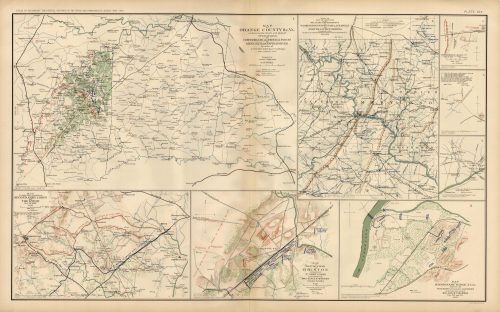 Civil War Atlas; Plate 45; Map of Orange County