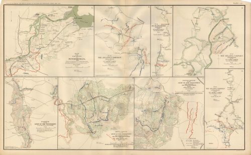 Civil War Atlas; Plate 56; Maps of Petersburg