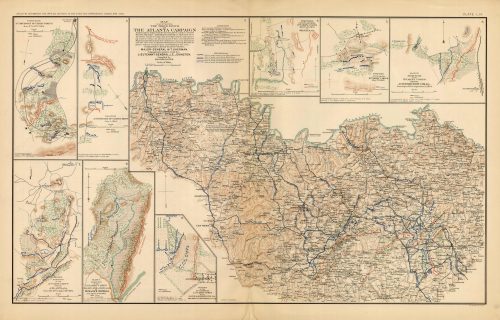 Civil War Atlas; Plate 59; Maps of Atlanta Campaign