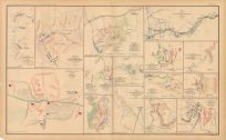 Civil War Atlas; Plate 61; Battle of Bethel; Left Wing 16th Army Corps