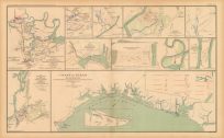 Civil War Atlas; Plate 65; Coast of Texas; Bermuda Hundred