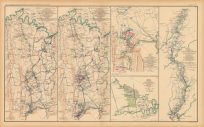 Civil War Atlas; Plate 69; Maps of Upper Potomac; Battle of Cedar Creek; Army of the Tennessee