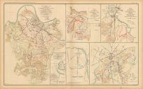 Civil War Atlas; Plate 73; Battle-Field Nashville Tennessee Gettysburg