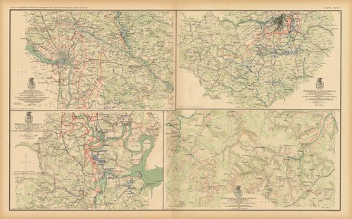 Civil War Atlas; Plate 77; Maps of Richmond