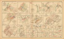 Civil War Atlas; Plate 84; Sketch of Cavalry Engagement at Milford