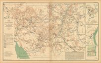 Civil War Atlas; Plate 98; Maps of Military Dept. of New Mexico