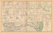 Civil War Atlas; Plate 101; Map March of Army Maj. Gen. Sherman Atlanta