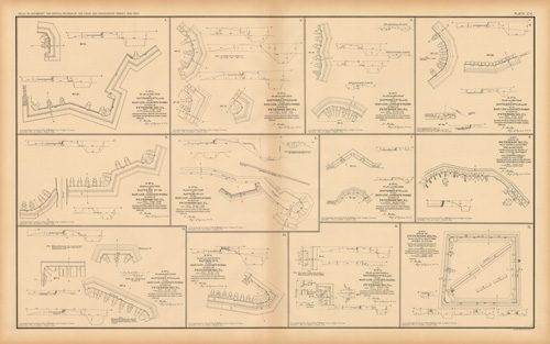 Civil War Atlas; Plate 104; Batteries in and Around Petersburg