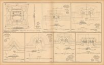Civil War Atlas: Plate 109; Forts E. And F.; Redan No. 1-6
