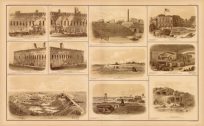 Civil War Atlas: Plate 122; Forts: Moultrie and Sumter South Carolina