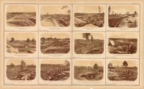Civil War Atlas; Plate 127; Photographic Views of Rebel Forts in and around Atlanta