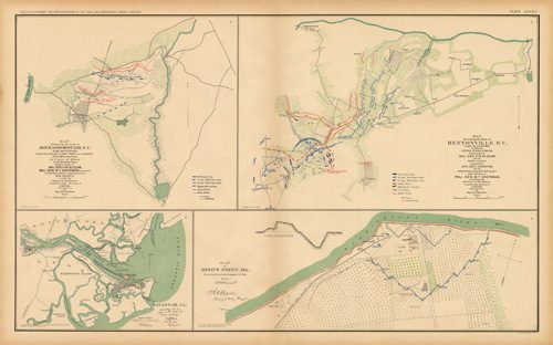 Civil War Atlas: Plate 133; Averasborough