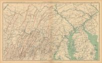 Civil War Atlas; Plate 136; Topographical Map of the Theatre of War; Penn.
