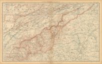 Civil War Atlas; Plate 142; Topographical Map of the Theatre of War; Georgia