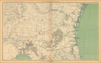 Civil War Atlas; Plate 145; Topographical Map of the Theatre of War; Georgia and Florida