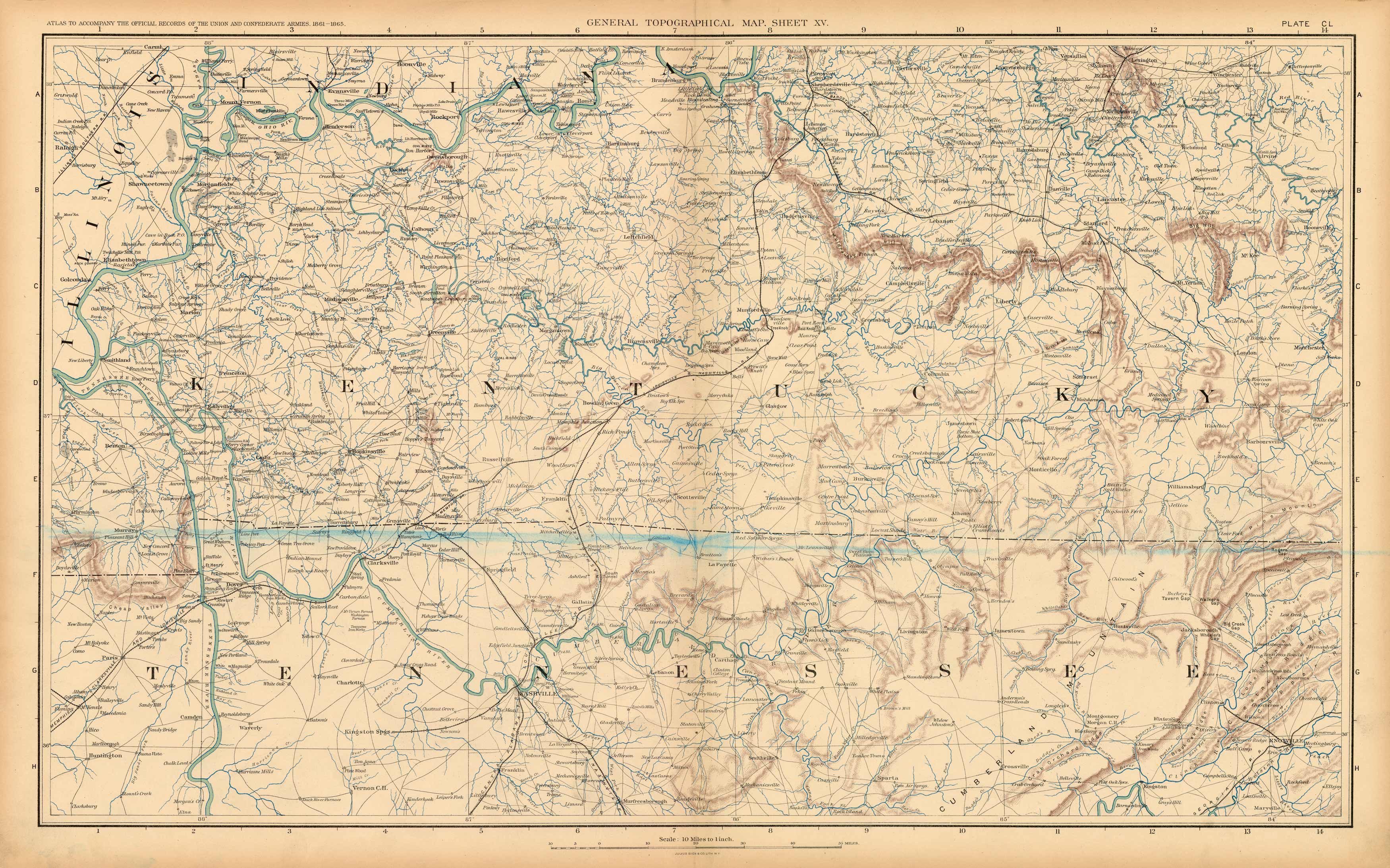 Civil War Atlas: Plate 150; Parts of Illinois Civil War Atlas: Plate 150; Parts of Illinois