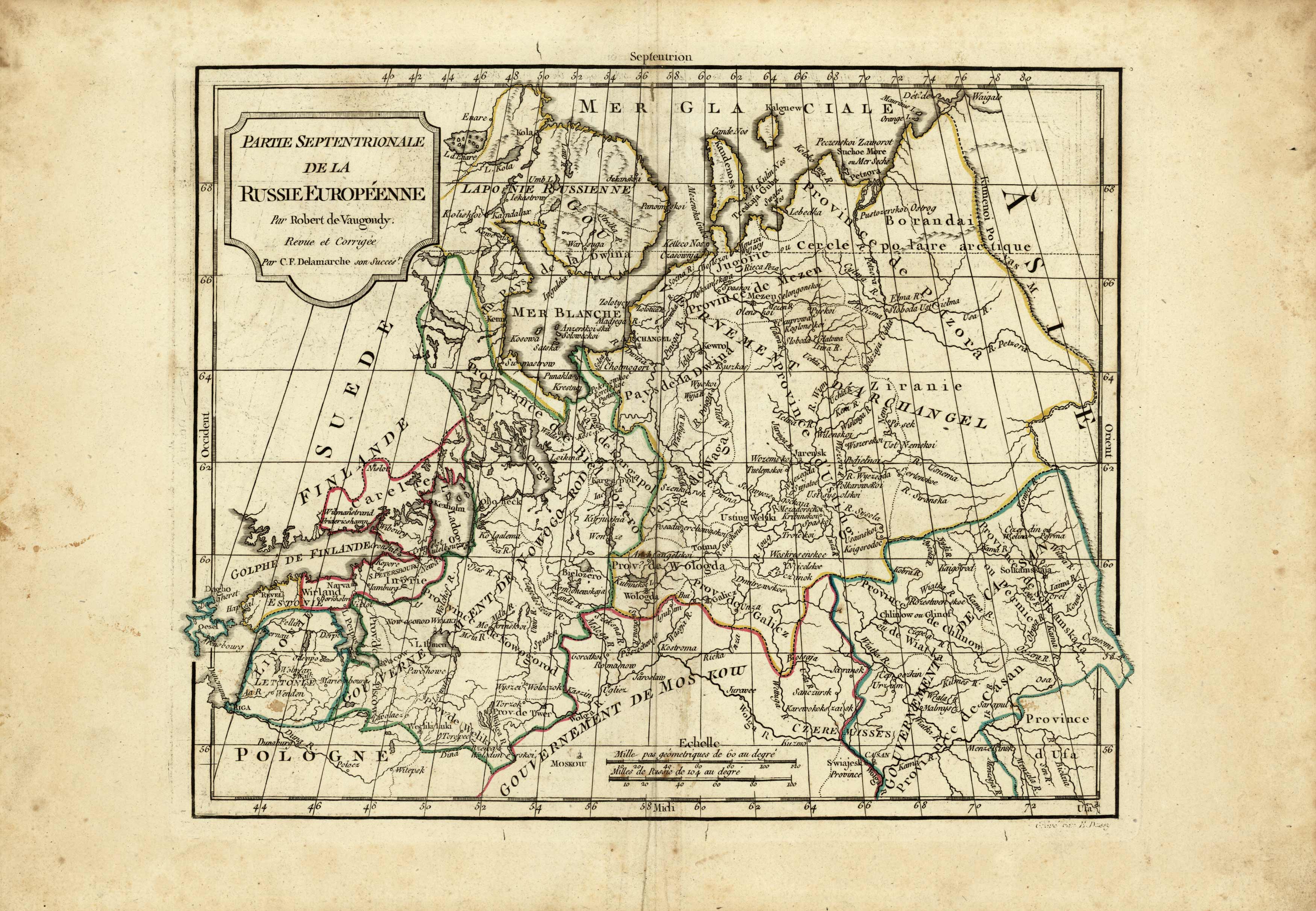 Partie Septentrionale de la Russie Europeenne (European Russia)