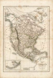 Carte de lAmerique Septentrionale par Delamarche'
