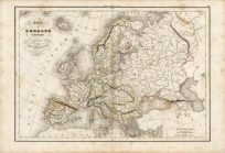 Carte de lEurope divisee en ses Differents Etats par Delamarche'