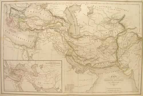 Carte des Conquetes DAlexandre (Alexandrian Empire)'