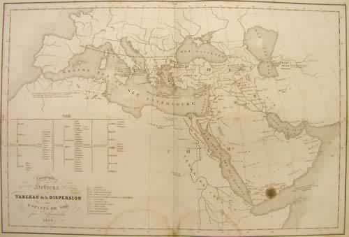 Geographie des hehreux ou Tableau de la Dispersion des Enfants de Noe (Dispersal of People)