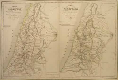 Carte de la Palestine pour lintelligence de son histoire depuis les temps les plus recules (Palestine)' Carte de la Palestine pour lintelligence de son histoire depuis les temps les plus recules (Palestine)'
