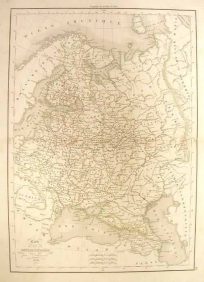 Carte De La Russie DEurope'