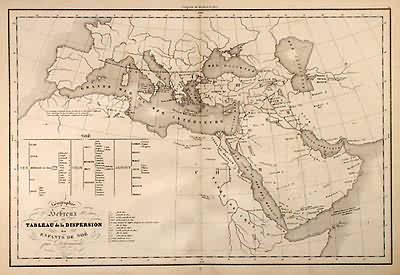 Tableau de la Dispersion of the children of Noah