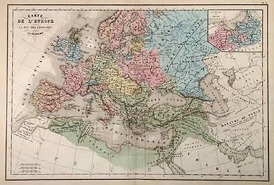 Carte de LEurope'