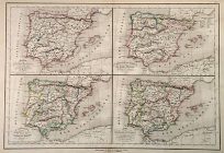 Royanme des Wisigoths en Espagne - Le Khalifat de Cordoue et Les Stats Chretiens - LEspagne depuis le Demembrement du Khalifat - Stats de la Peninsule Espagnole (SPAIN