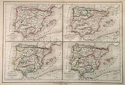 Royanme des Wisigoths en Espagne - Le Khalifat de Cordoue et Les Stats Chretiens - LEspagne depuis le Demembrement du Khalifat - Stats de la Peninsule Espagnole (SPAIN