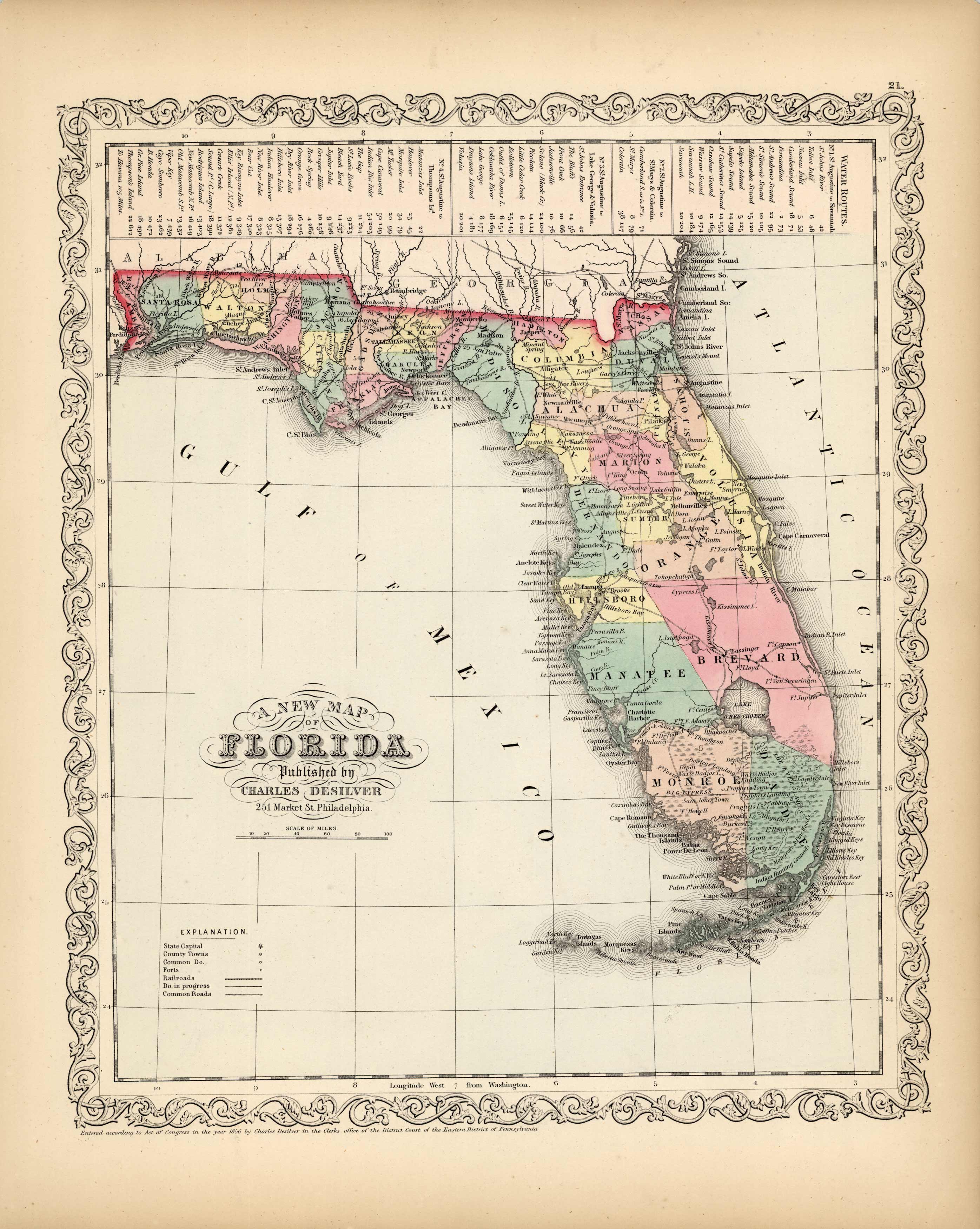 A New Map of Florida