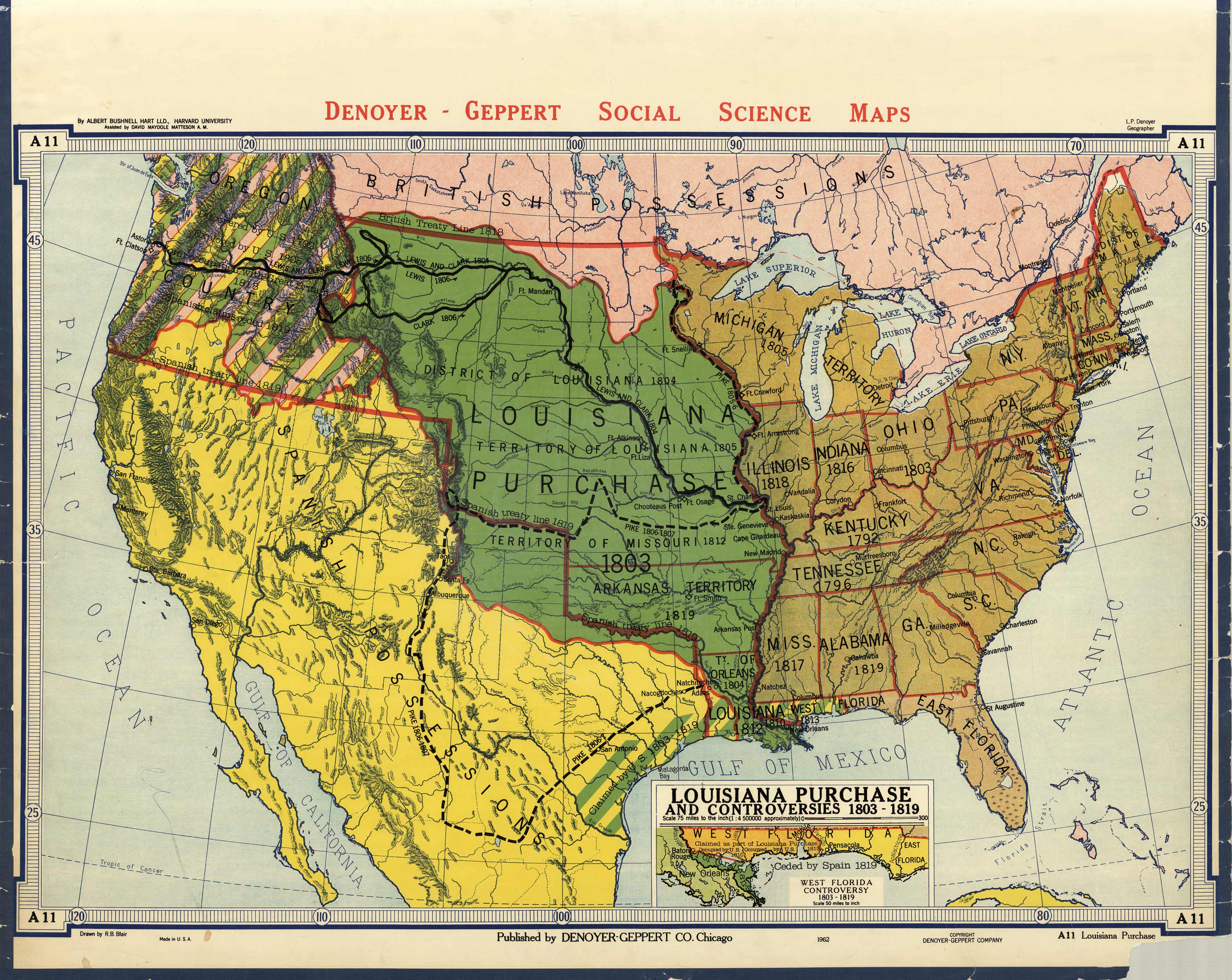 Lousiana Purchase and Controversies 1803-1819 Lousiana Purchase and Controversies 1803-1819