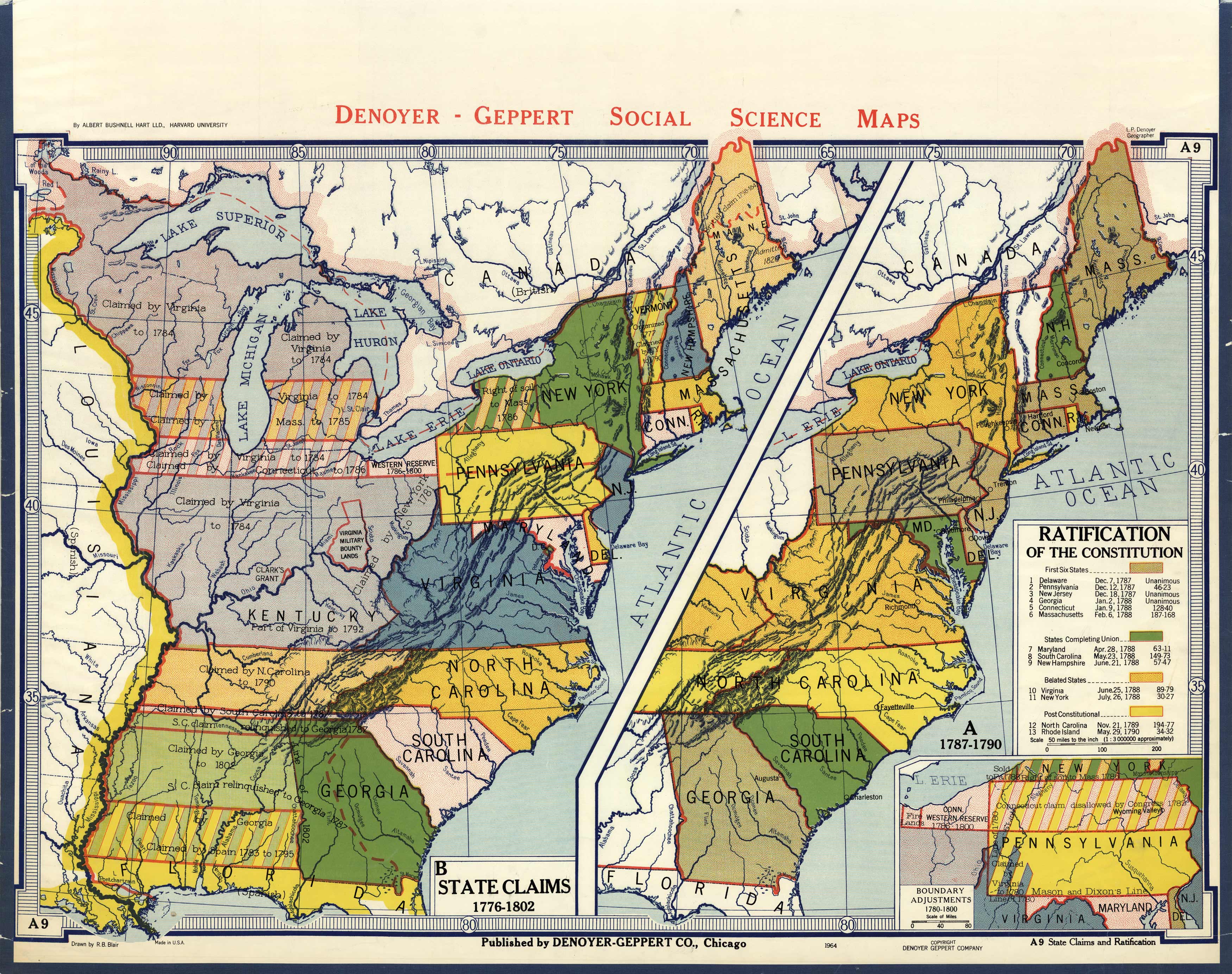 Ratification of the Constitution A. 1787-1790 Ratification of the Constitution A. 1787-1790