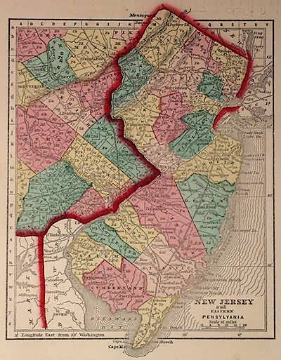New Jersey and Eastern Pensylvania