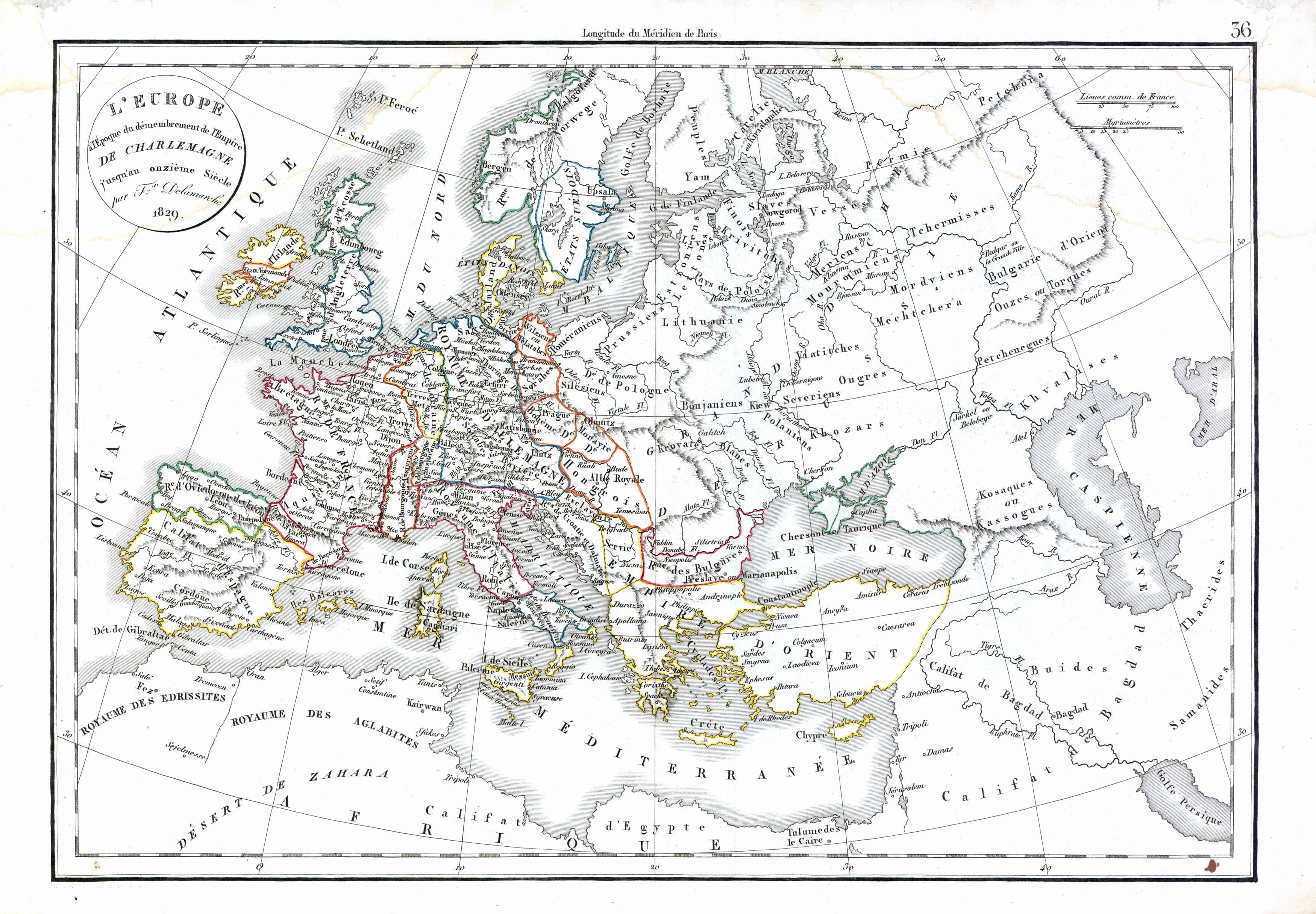 LEurope a l'Epoque du demembrement de l'Empire de Charlemagne' LEurope a l'Epoque du demembrement de l'Empire de Charlemagne'