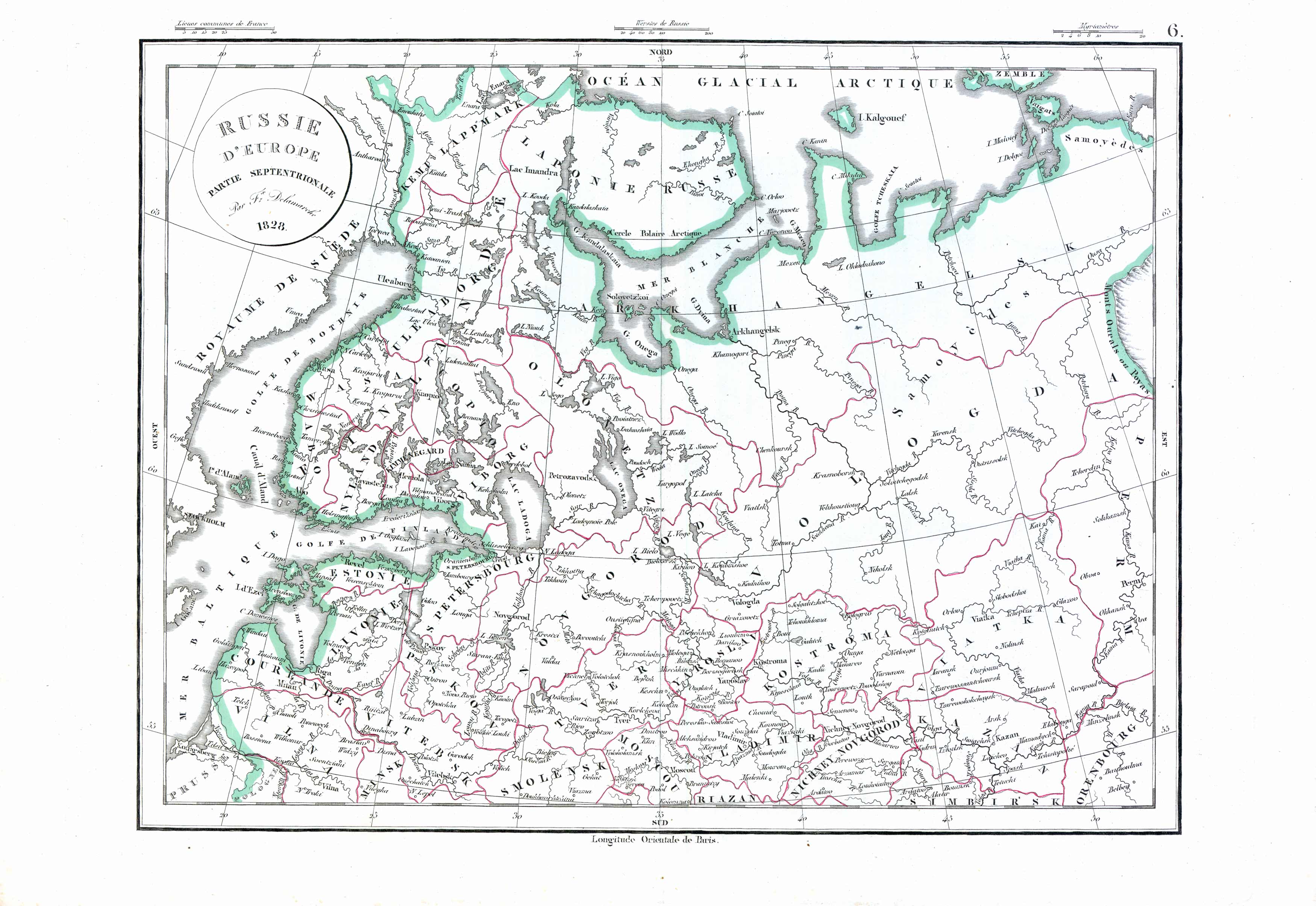 Russie dEurope Partie Septentrionale'