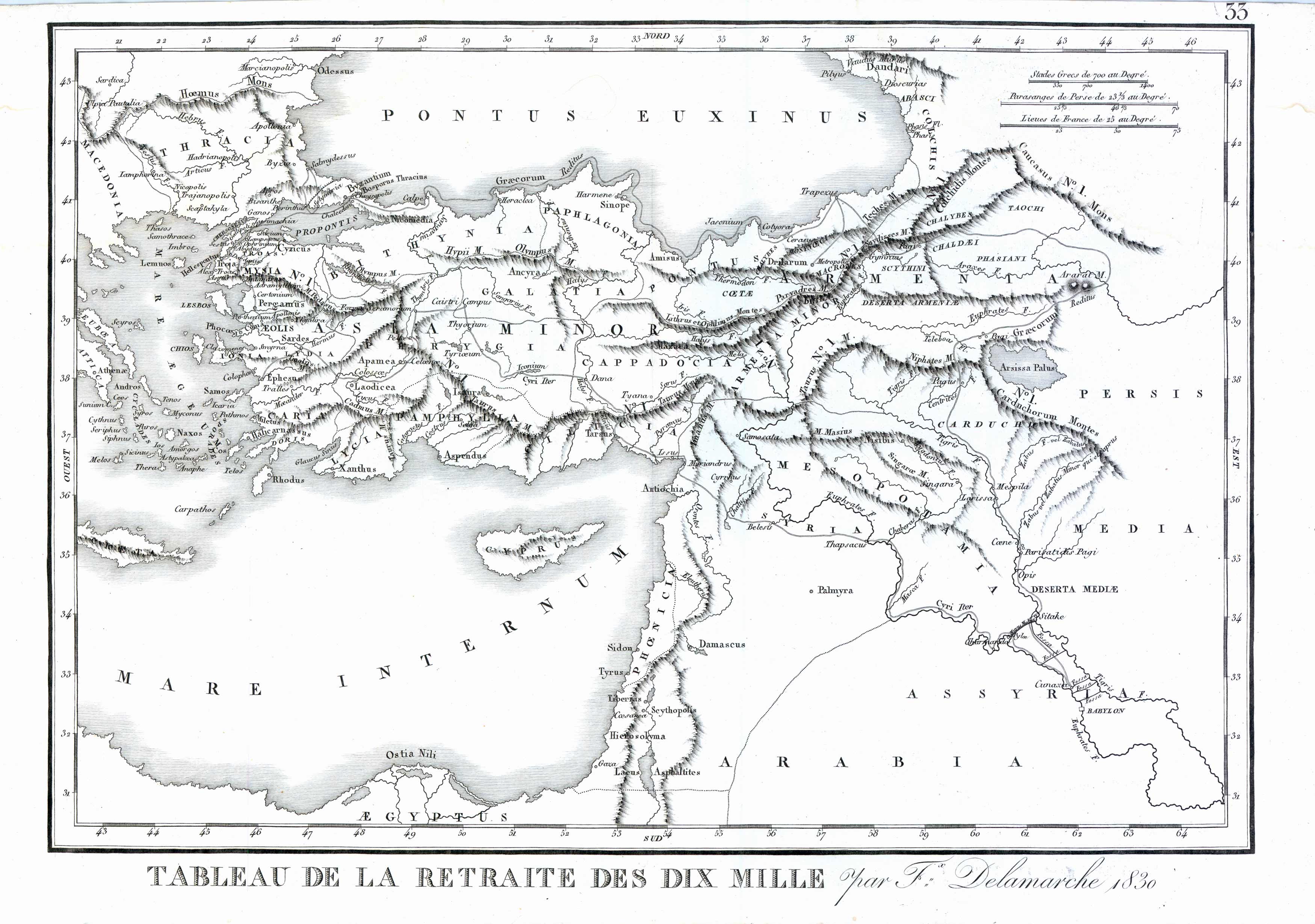 Tableau De La Retraite Des Dix Mille (Turkey)