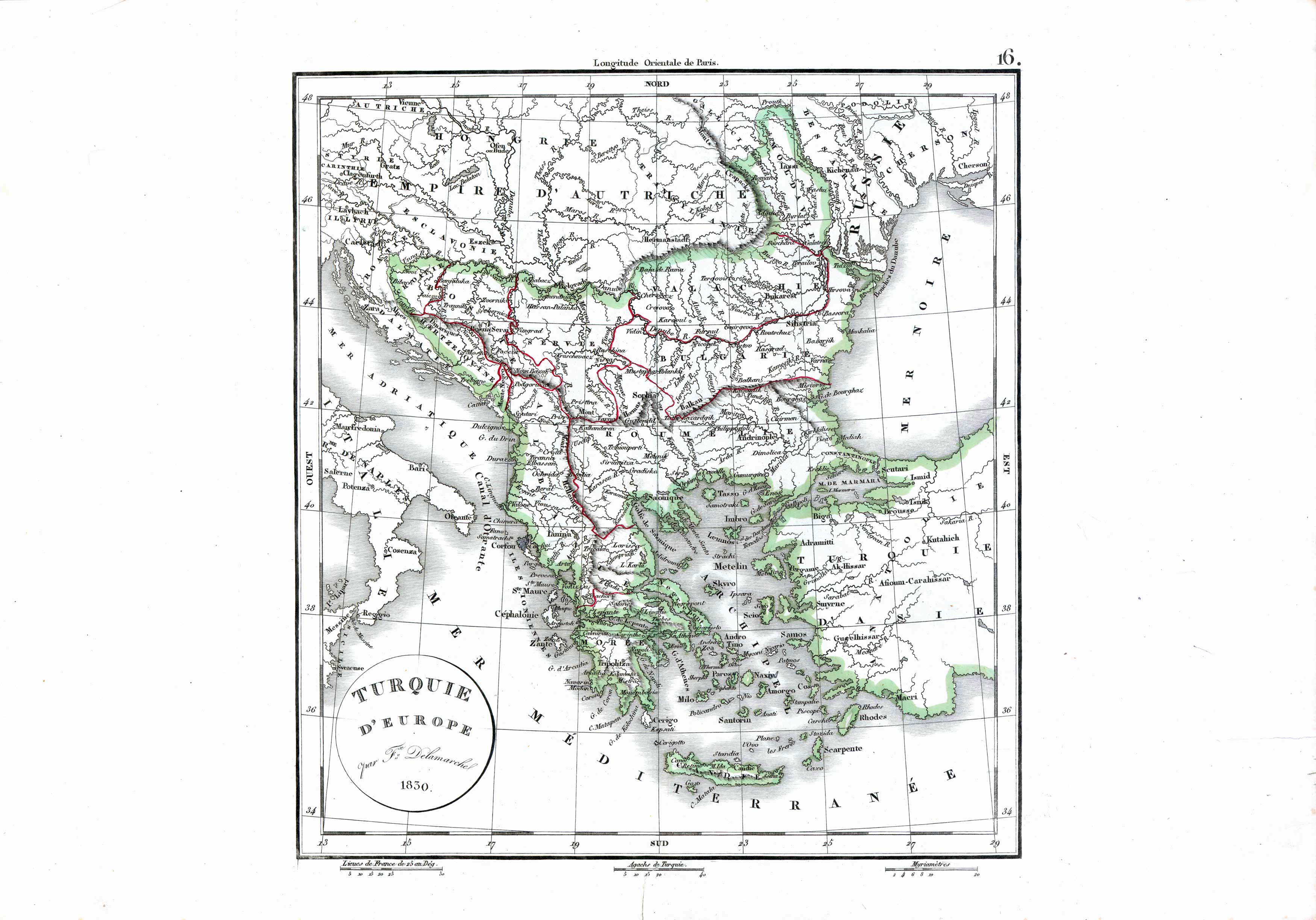 Turquie DEurope 1852 (TURKEY IN EUROPE)'