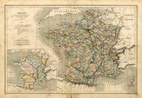 France Divisee en 39 Departements