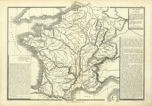 Carte Physique de la France