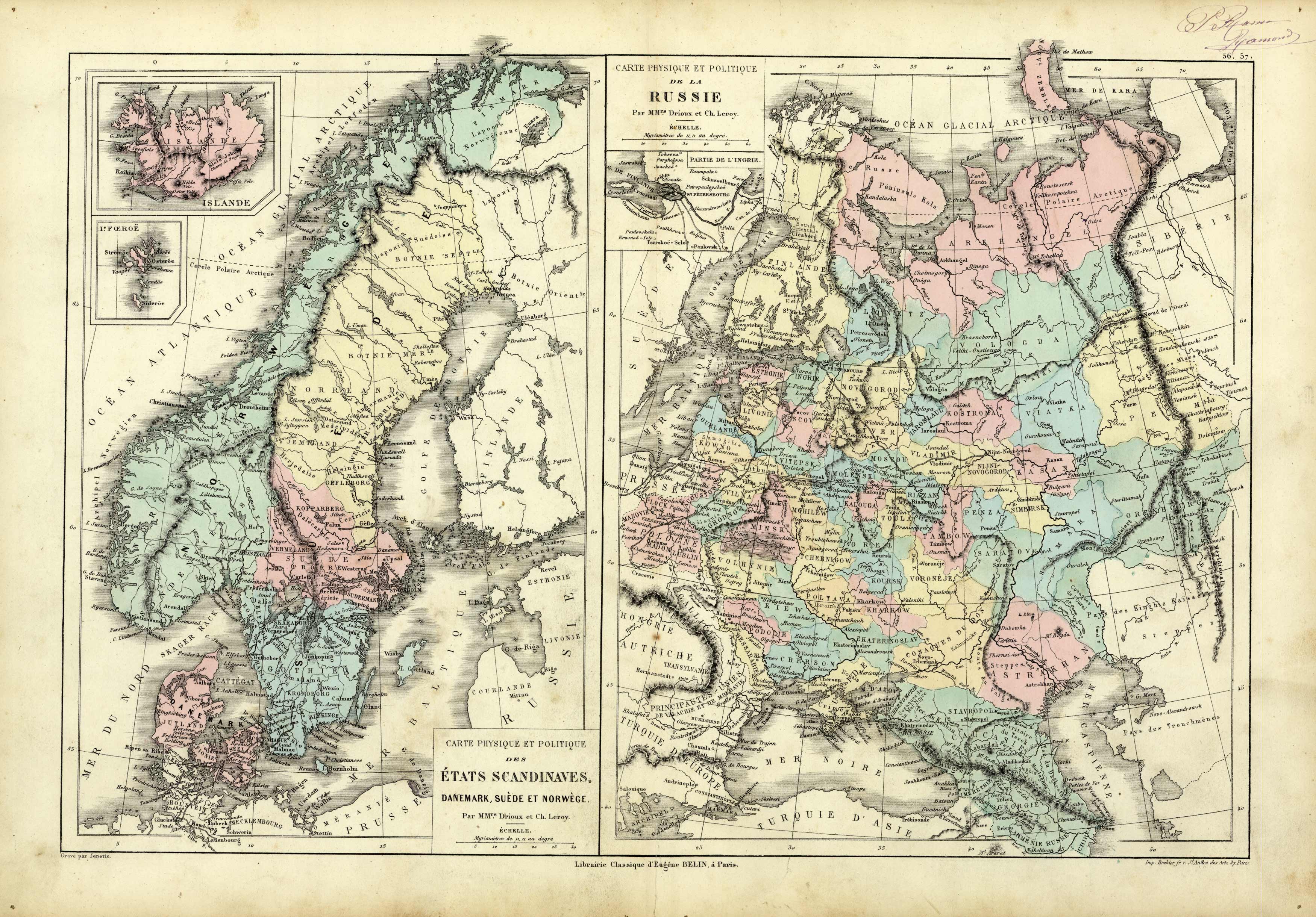 Etats Scandinaves / Russie (Scandinavian States / Russia)